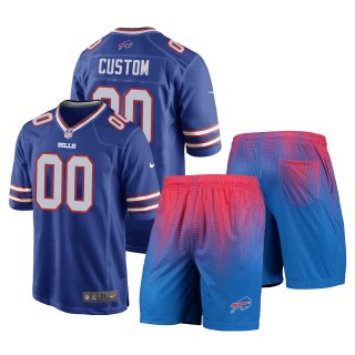 Buffalo Bills Custom Royal Game Shorts Jersey