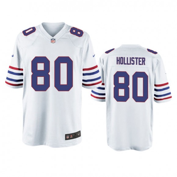 Buffalo Bills Jacob Hollister White Alternate Game Jersey