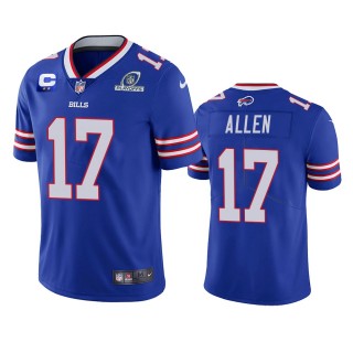 Buffalo Bills Josh Allen Royal 2020 NFL Playoffs Jersey