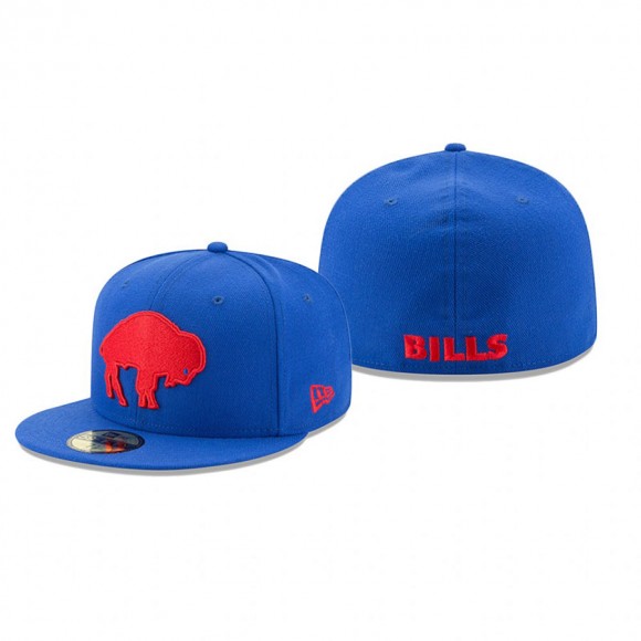Buffalo Bills Royal Omaha Classic Logo 59FIFTY Fitted Hat