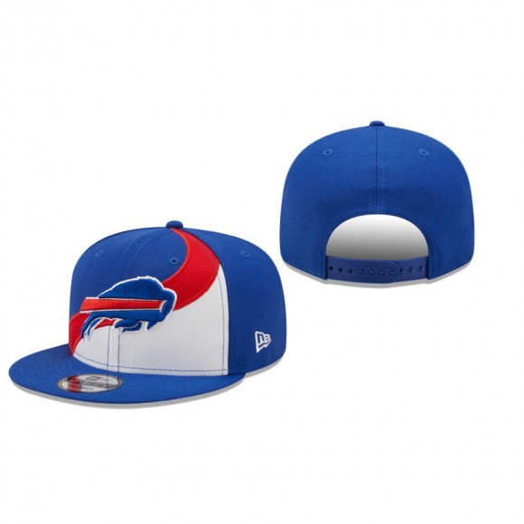 Buffalo Bills White Royal Wave Snapback Hat