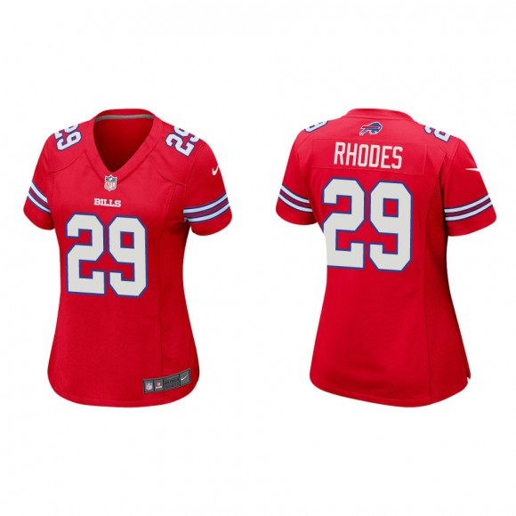 Women's Buffalo Bills Xavier Rhodes Red Game Jersey