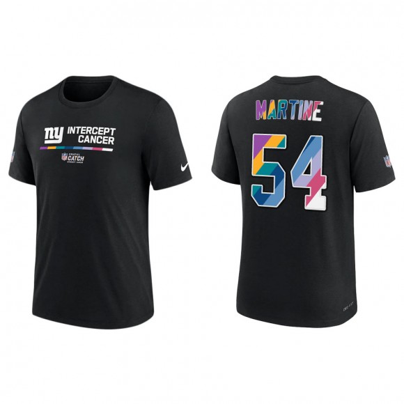 Blake Martinez New York Giants Black 2022 NFL Crucial Catch Performance T-Shirt