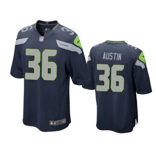 Seahawks Bless Austin College Navy Game Jersey