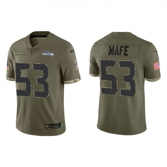 Boye Mafe Seattle Seahawks Olive 2022 Salute To Service Limited Jersey