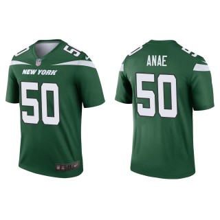 Men's New York Jets Bradlee Anae Green Legend Jersey