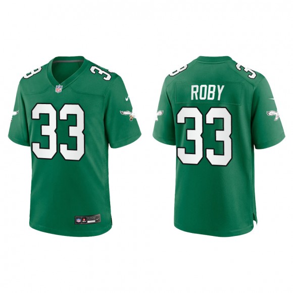 Bradley Roby Philadelphia Eagles Kelly Green Alternate Game Jersey