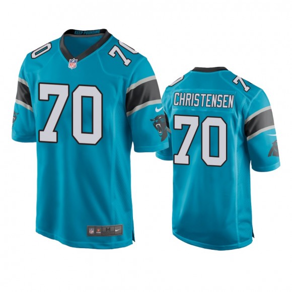 Carolina Panthers Brady Christensen Blue Game Jersey