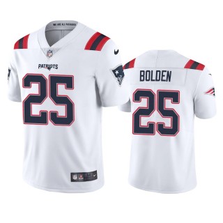 Brandon Bolden New England Patriots White Vapor Limited Jersey