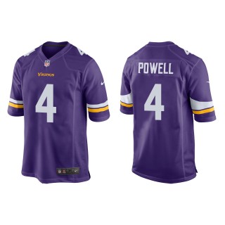 Vikings Brandon Powell Purple Game Jersey