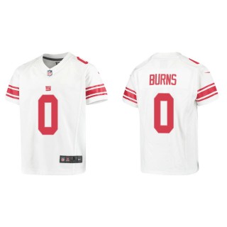 Youth Brian Burns Giants White Game Jersey