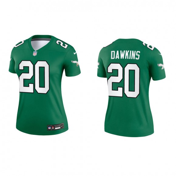 Brian Dawkins Women's Eagles Kelly Green Alternate Legend Jersey