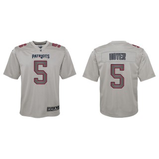 Brian Hoyer Youth New England Patriots Gray Atmosphere Game Jersey