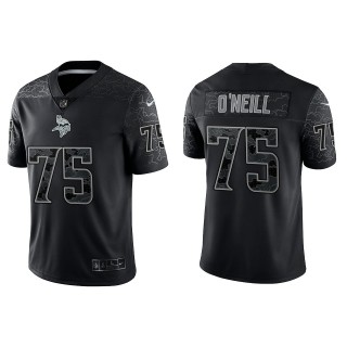 Brian O'neill Minnesota Vikings Black Reflective Limited Jersey