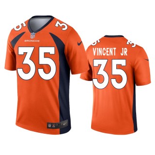 Denver Broncos Kary Vincent Jr. Orange Legend Jersey
