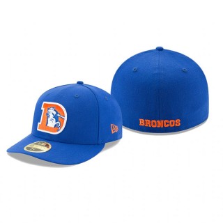 Denver Broncos Royal Omaha Low Profile 59FIFTY Structured Hat
