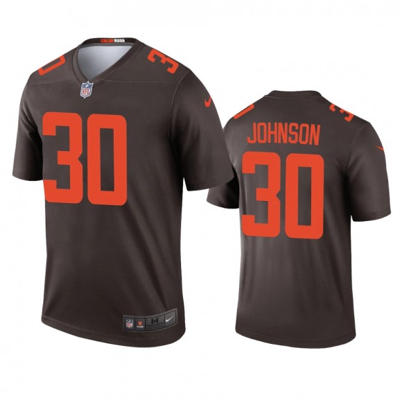 Cleveland Browns D'Ernest Johnson Brown Alternate Legend Jersey - Men's