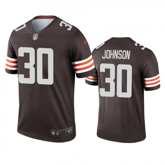 Cleveland Browns D'Ernest Johnson Brown Legend Jersey - Men's