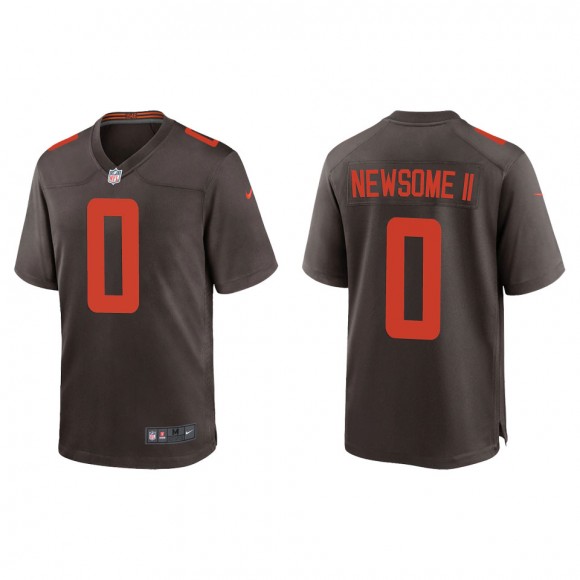 Cleveland Browns Greg Newsome II Brown Alternate Game Jersey