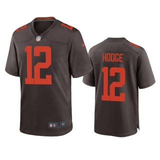 Cleveland Browns KhaDarel Hodge Brown Alternate Game Jersey