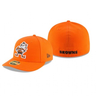 Cleveland Browns Orange Omaha Throwback Low Profile 59FIFTY Hat
