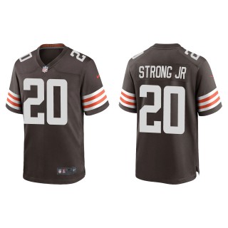 Pierre Strong Jr. Browns Brown Game Jersey