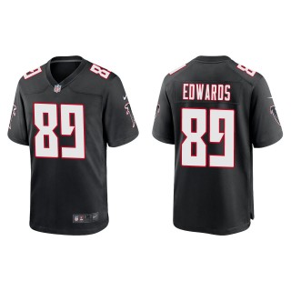 Men's Atlanta Falcons Bryan Edwards Black Throwback Game Jersey