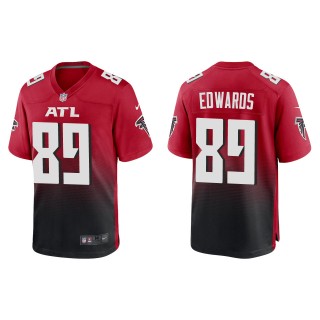 Men's Atlanta Falcons Bryan Edwards Red Game Jersey