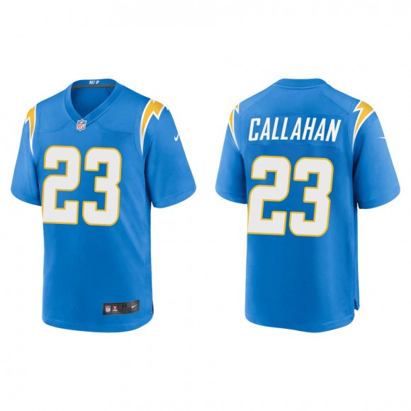 Men's Los Angeles Chargers Bryce Callahan Powder Blue Game Jersey