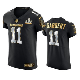 Blaine Gabbert Buccaneers Black Super Bowl LV Golden Elite Jersey