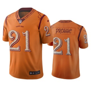 Tampa Bay Buccaneers C.J. Prosise Orange City Edition Vapor Limited Jersey