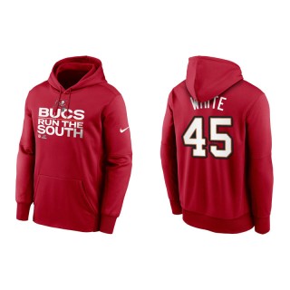Men's Buccaneers Devin White Charcoal 2021 NFL Playoffs Lights Action Hoodie