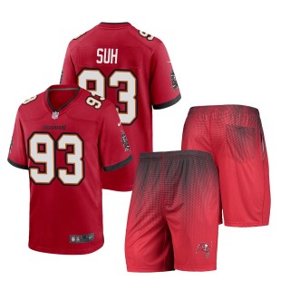 Tampa Bay Buccaneers Ndamukong Suh Red Game Shorts Jersey