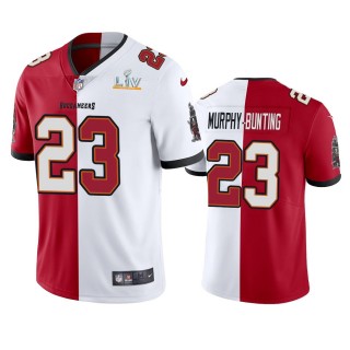 Tampa Bay Buccaneers Sean Murphy-Bunting Red White Super Bowl LV Split Jersey