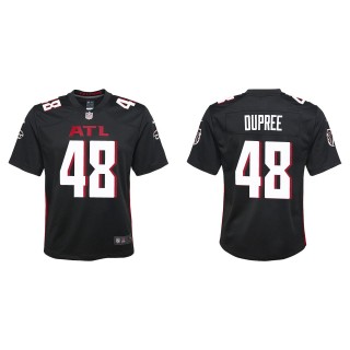 Youth Falcons Bud Dupree Black Game Jersey