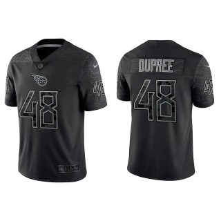 Bud Dupree Tennessee Titans Black Reflective Limited Jersey