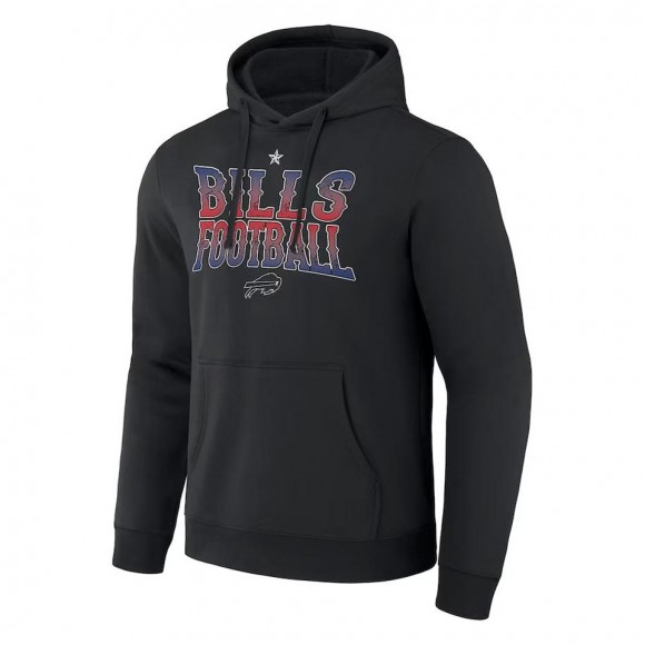 Buffalo Bills NFL x Darius Rucker Rock N' Football Pullover Hoodie Black