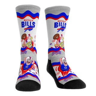 Buffalo Bills NFL x Nickelodeon Spongebob Squarepants Crew Socks