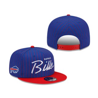 Buffalo Bills Pinstripe 9FIFTY Snapback Hat