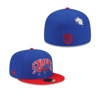 Men's Buffalo Bills Royal Red NFL x Staple Collection 59FIFTY Fitted Hat