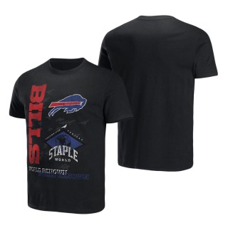 Men's Buffalo Bills NFL x Staple Black World Renowned T-Shirt