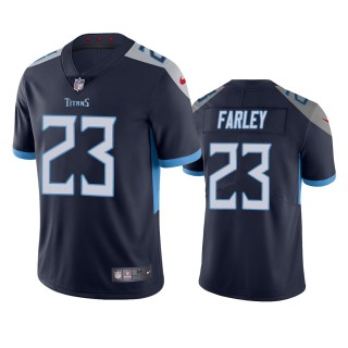 Tennessee Titans Caleb Farley Navy Vapor Limited Jersey