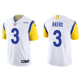Men's Los Angeles Rams Cam Akers White Alternate Vapor Limited Jersey