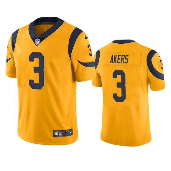 Color Rush Limited Los Angeles Rams Cam Akers Gold Jersey