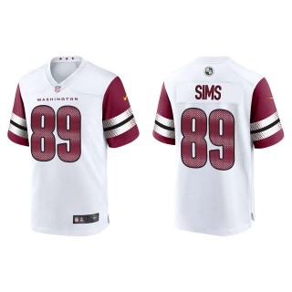 Cam Sims Men's Washington Commanders White Game Jersey.psd