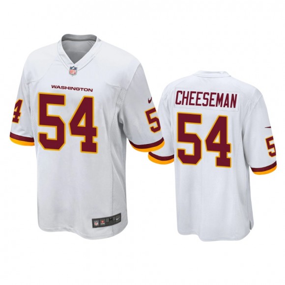 Washington Football Team Camaron Cheeseman White Game Jersey