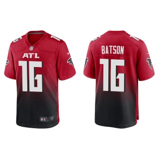 Men's Atlanta Falcons Cameron Batson Red Game Jersey