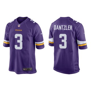 Men's Minnesota Vikings Cameron Dantzler Purple Game Jersey