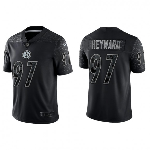 Cameron Heyward Pittsburgh Steelers Black Reflective Limited Jersey