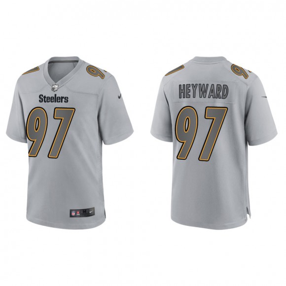 Cameron Heyward Pittsburgh Steelers Gray Atmosphere Fashion Game Jersey